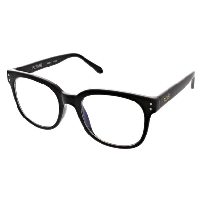 Flower Eyewear Blue Light Blocking Glasses, Style Hazel, Black - 1 Pack