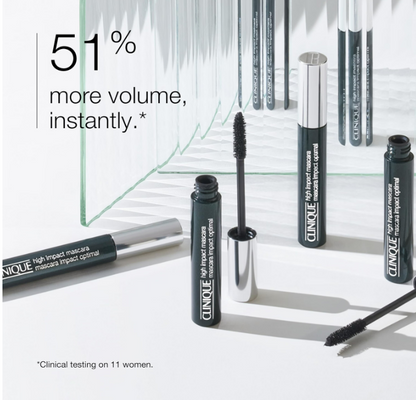 Clinique High Impact Mascara Volume Length Safe For Sensitive Eyes, 01 Black