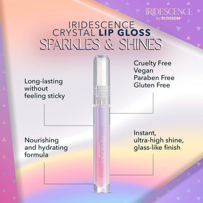 Blossom Iridescence Watermelon Flavored, Longlasting High Gloss, 0.08 fl oz, Princes Cup
