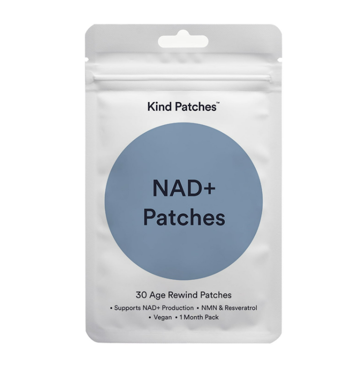 Kind Patches Wellness Set 4 Packs Mood+ Energy Unpuff NAD+ 120 Vegan Patches