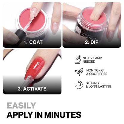 Nailboo Dip Powder for Nails, Wine Time 28gr