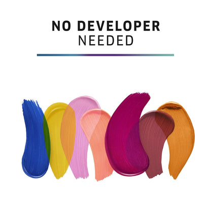 2 Pack Wella Color Charm Paints Semi-Permanent Hair Color - Blue 2 oz Tubes