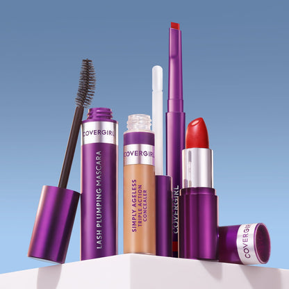 CoverGirl Simply Ageless Lip Flip Liner - Long Lasting, Brave Burgundy 330