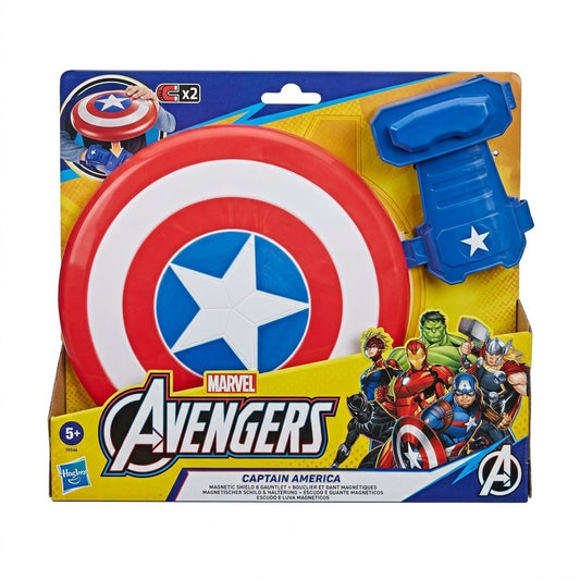 Hasbro Marvel Avengers Captain America Magnetic Shield & Gauntlet Toy Age 5+