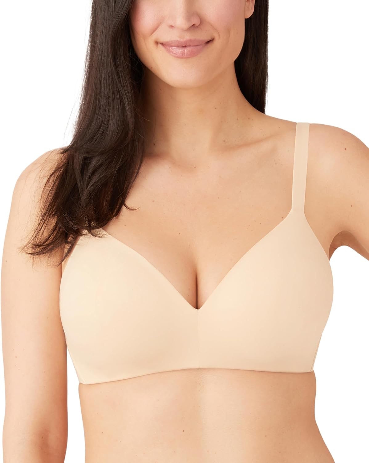 Wacoal womens How Perfect Wire Free T-Shirt Bra, SAND, 36DD