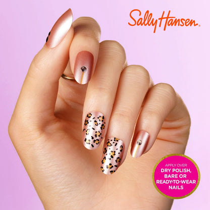 Sally Hansen Salon Effects Nail Accents | Easy to Use, No Commitment, Mix and Match Designs | Nail Art Decals for Polish or Bare Nails | Princess Cut | Heart Shaped and Jewel Designs