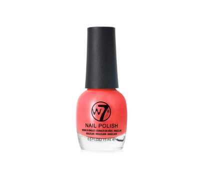 W7 Classic Nail Polish Coral Fusion NP063A 15ml 0.5 fl oz Vibrant Glossy Color