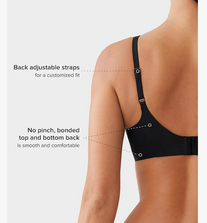 Wacoal, Women's, Better Than Braless Underwire Bra, Black, 32H