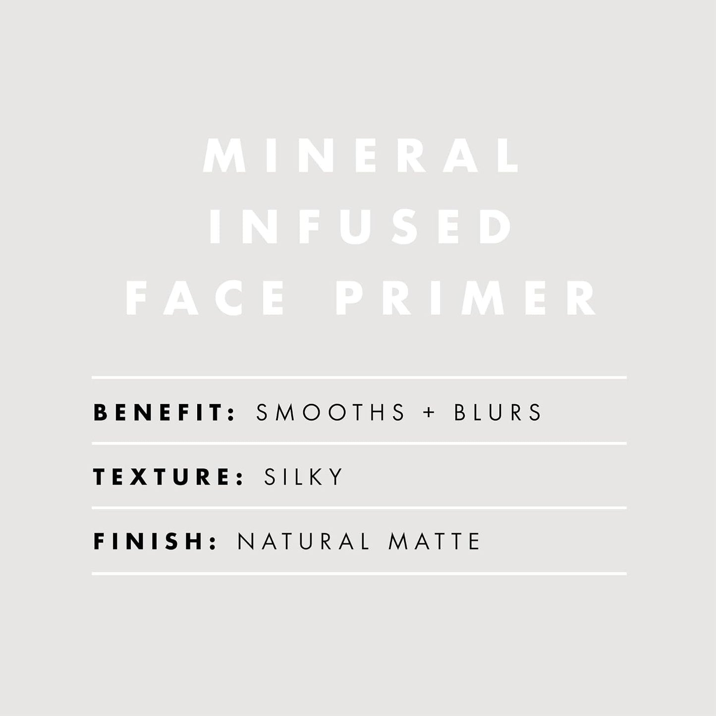 e l f Mineral Infused Face Primer Primer For Smooth Foundation Base Fills In Fine Lines Refines Complexion Vegan Cruelty free Large