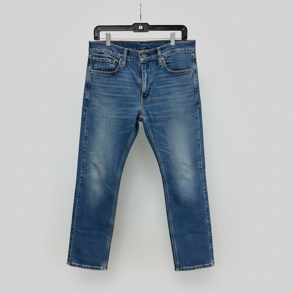 Levi's 513 Slim Straight Men's Jeans 31x30 NWT Thanks Again Blue Stretch Denim