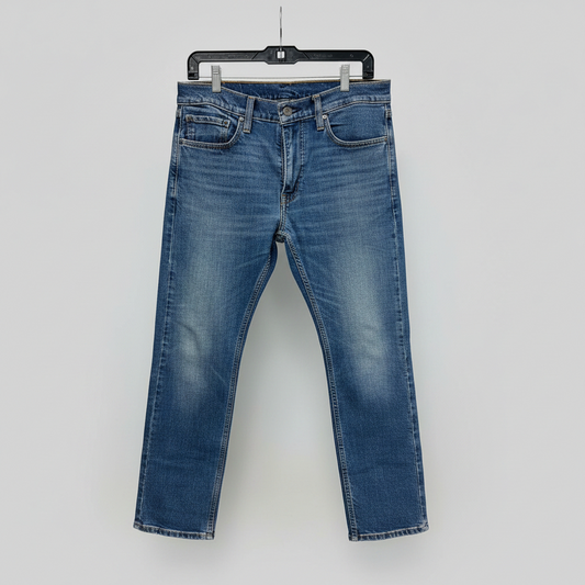 Levi's 513 Slim Straight Men's Jeans 31x30 NWT Thanks Again Blue Stretch Denim