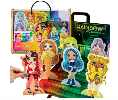 Rainbow High Rainbow Fashion Yearbook, Design Sketchbook, Color & Create Stylish