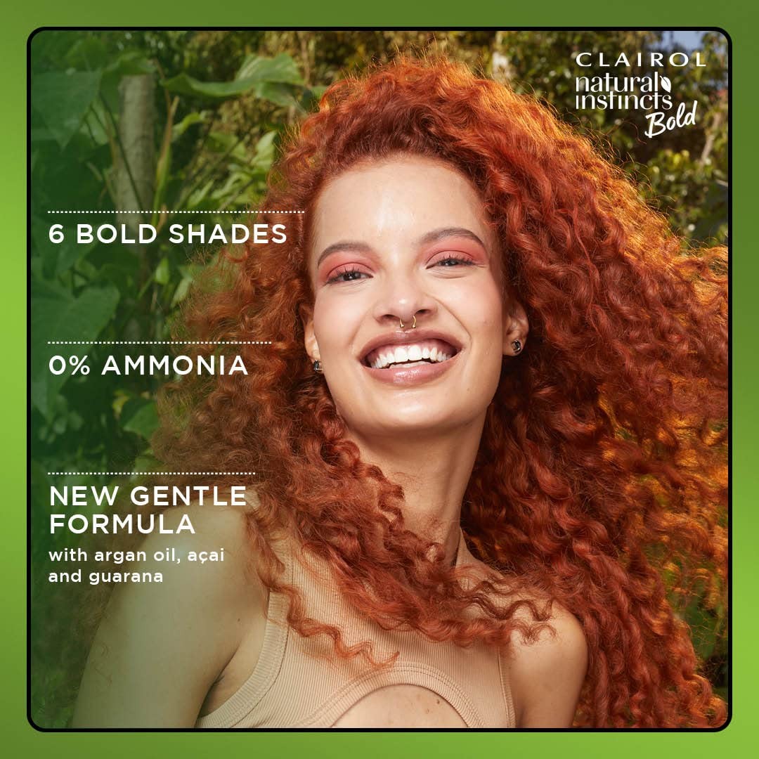 Clairol Natural Instincts Bold Permanent Hair Dye, BL28 Blue Black Colibri 1Pack