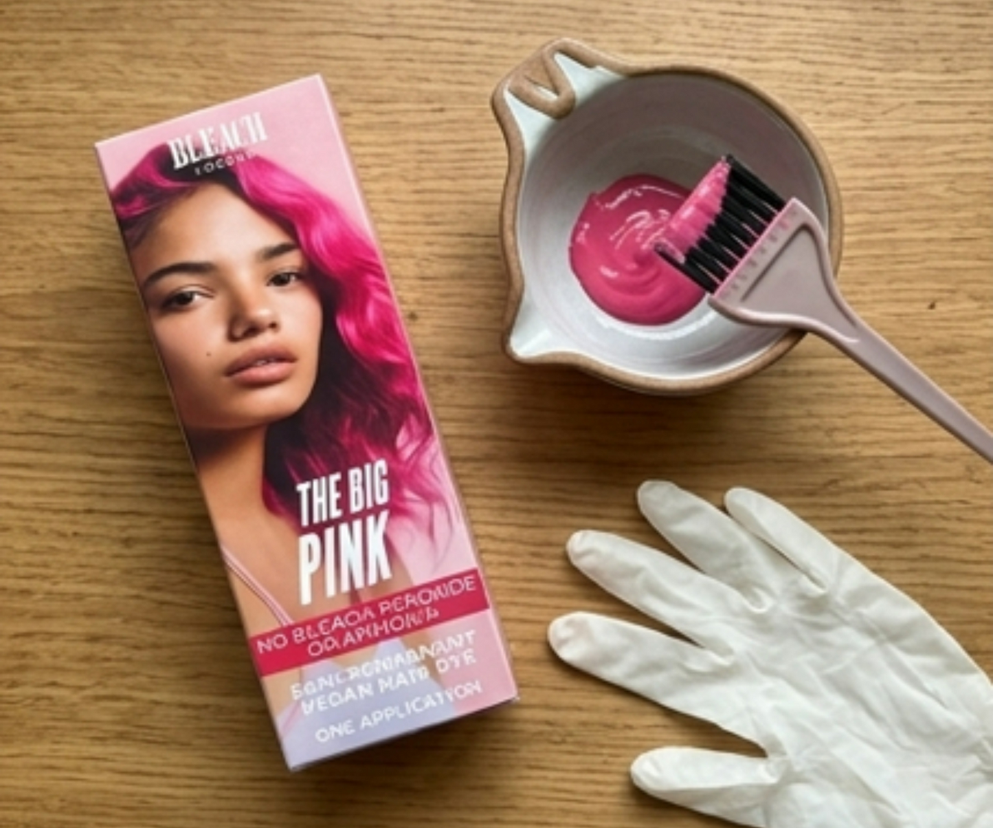 No Bleach London Semi-Permanent Vegan Hair Dye, The Big Pink
