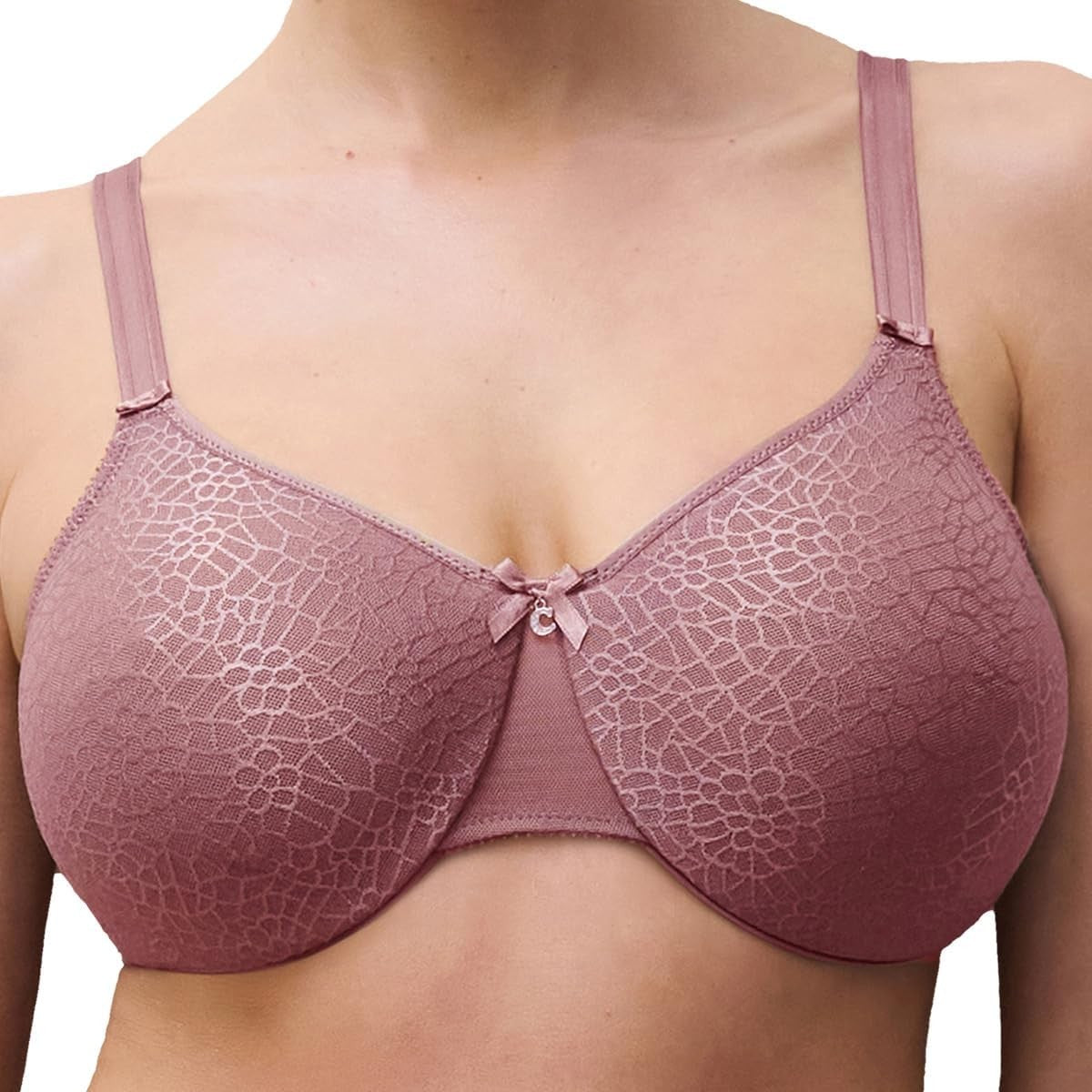 Chantelle Womens C Magnifique Seamless Unlined Minimizer Rose Des Bois 38 D