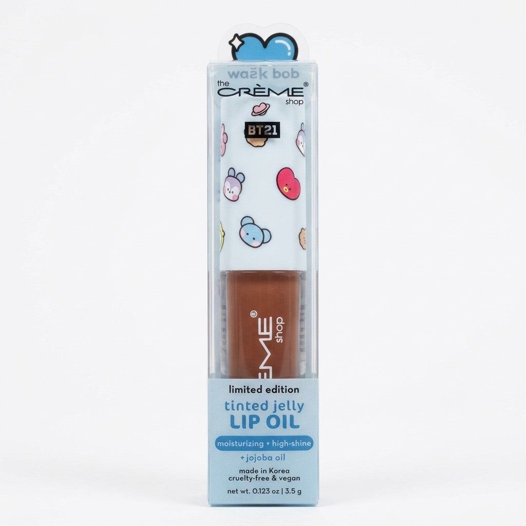 The Creme Shop Tinted Jelly Lip Oil Magic Pop High Shine With Jojoba 0.123 Oz