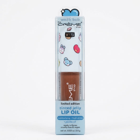 The Creme Shop Tinted Jelly Lip Oil Magic Pop High Shine With Jojoba 0.123 Oz