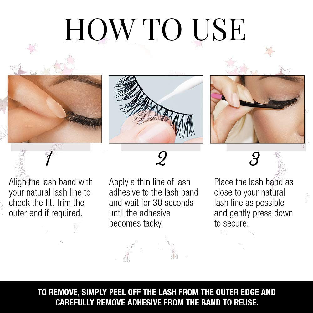 Ardell 3D Faux Mink False Eyelashes 858 Dramatic Volume Multipack 3 Pairs