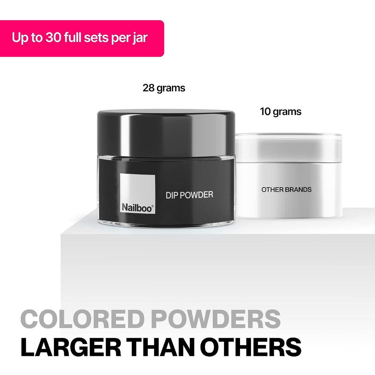 Nailboo Dip Powder for Nails, Wine Time 28gr