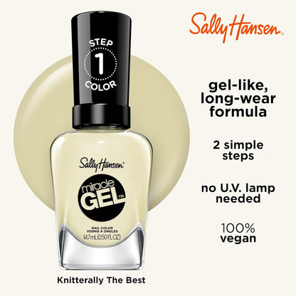 Sally Hansen Miracle Gel Salon Quality Nail Polish | 765 Knitterally The Best
