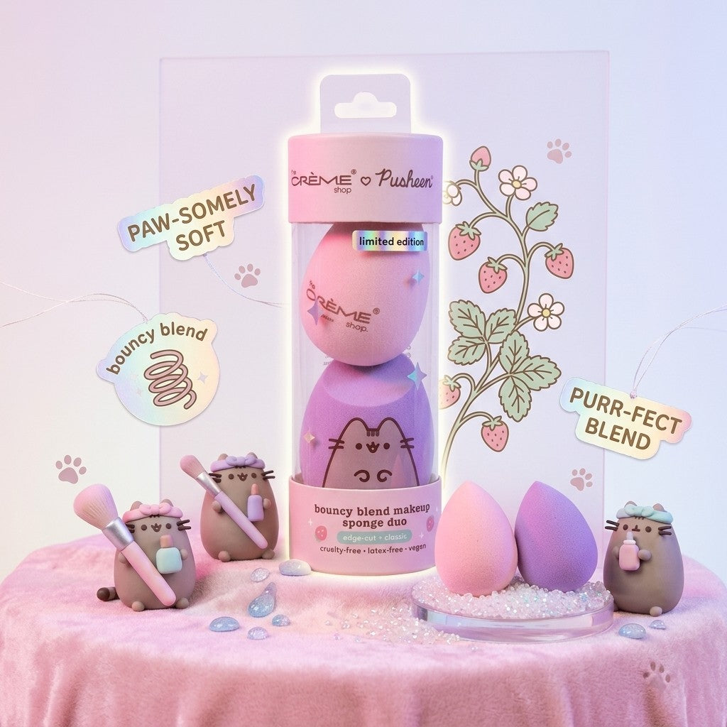 The Creme Shop x Pusheen Bouncy Blend Makeup Sponge Duo Limited Edition 2 Count