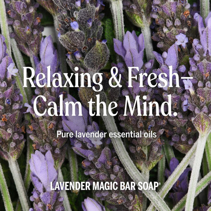 Dr.Bronner's Magic Bar Soap, Lavender, Pure-Castile Soap, 5 oz