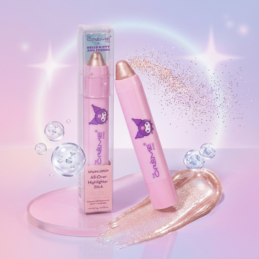 The Creme Shop x Hello Kitty Kuromi Sparklepop Highlighter Stick Twinkle 3g