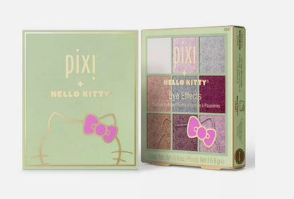 Pixi Hello Kitty Harmony Hues Eye Effects Eyeshadow Palette 9 Shades 0.6oz
