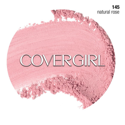 COVERGIRL Cheekers Blendable Powder Blush, 148 Natural Rose, 0.12 oz