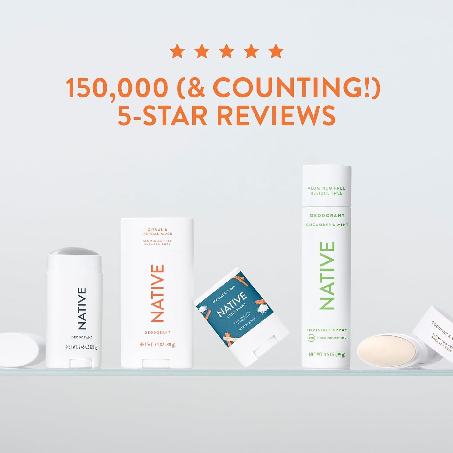Native Deodorant Contains Naturally Derived Ingredients, Sweet Peach & Nectar