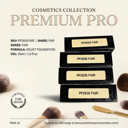 KleanColor FeatherLight Powder Foundation PP2836 Fair Matte Full Coverage Makeup