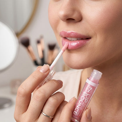 W7 Lip Bounce Light Reflecting Lip Gloss Soft Pink High Shine Shimmer 3ml