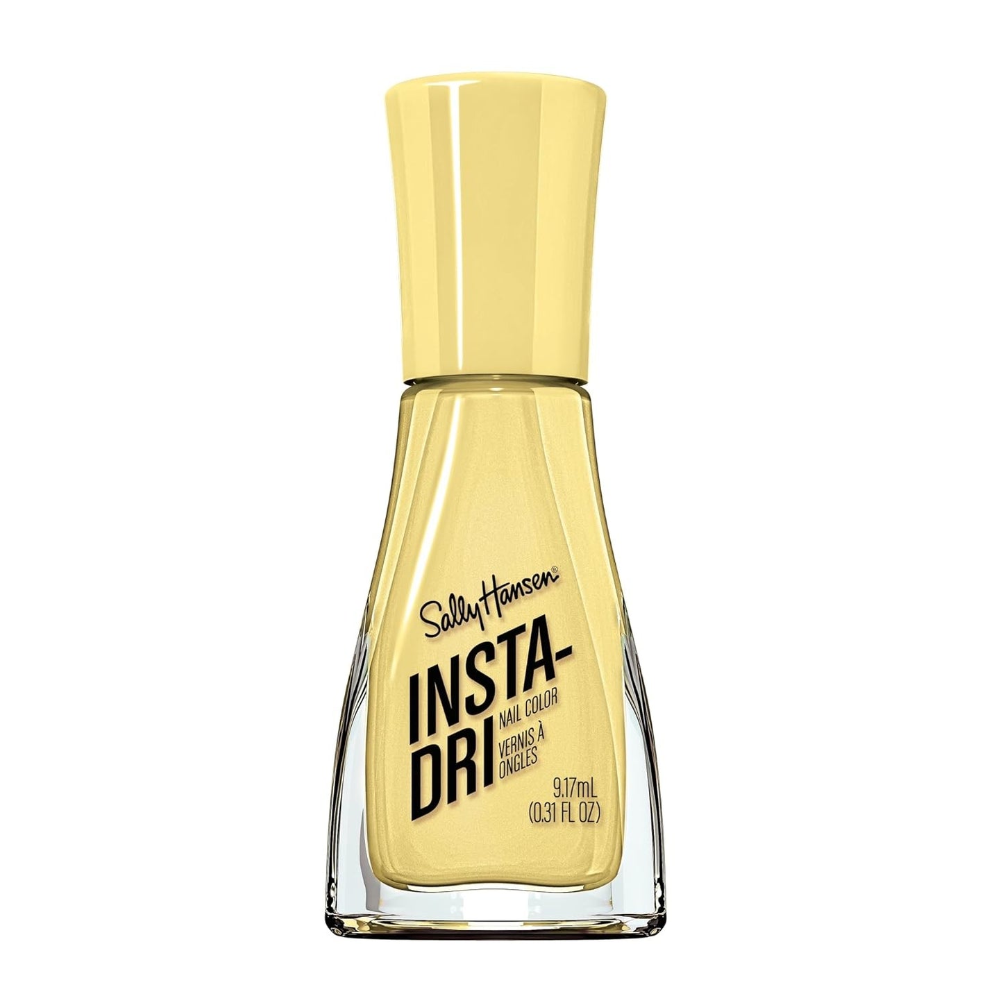 Sally Hansen Insta-Dri Nail Polish 530 Does Not Comcute Pale Yellow Lacquer