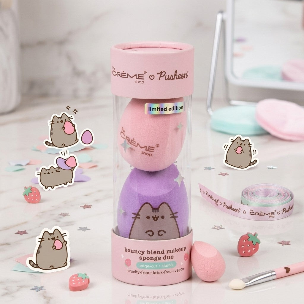 The Creme Shop x Pusheen Bouncy Blend Makeup Sponge Duo Limited Edition 2 Count