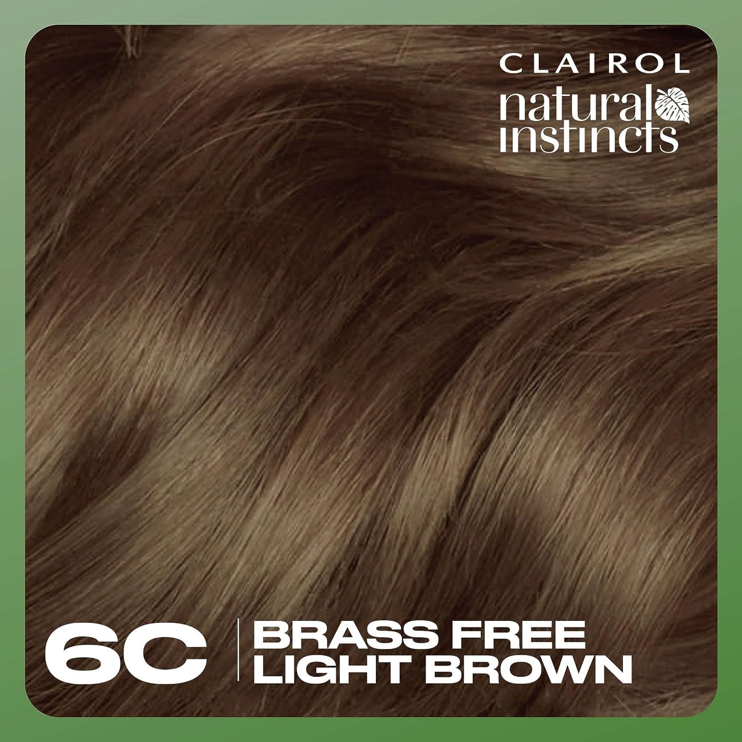Clairol Natural Instincts Demi-Permanent Hair Dye, 6C Light Brown | Ammonia‑Free
