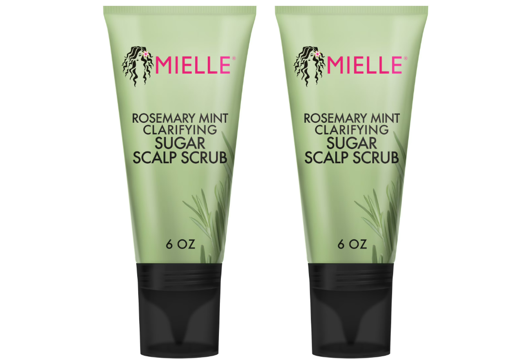 2 pack Mielle Rosemary Mint Clarifying Sugar Scalp Scrub - 6 oz