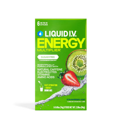 Liquid I.V.® Strawberry Kiwi Sugar-Free Hydration Multiplier® 4 Pack 24 Sticks