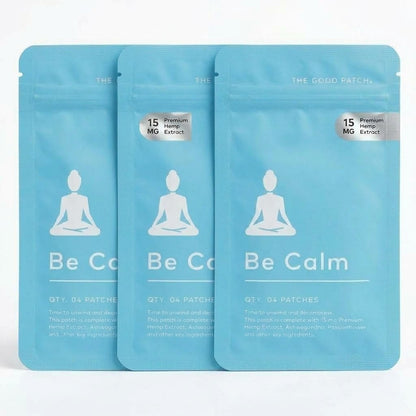 3 Pack The Good Patch Be Calm 15mg (12 Total Patches)