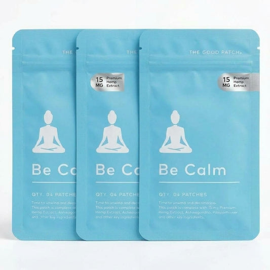 3 Pack The Good Patch Be Calm 15mg (12 Total Patches)