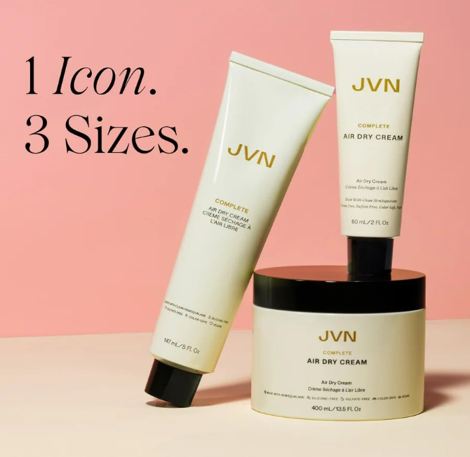 JVN No Heat Complete Air Dry Cream, 5 Fl Oz