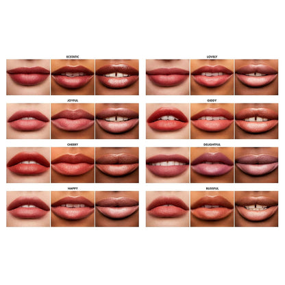 e l f Hydrating Core Lip Shine with Shea Butter Vitamin E Tinted Lip Balm for Smooth Glossy Finish Long Lasting Moisture Ecstatic Deep Berry