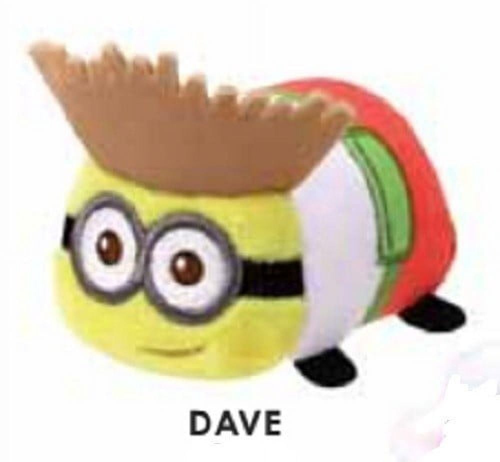 TY Beanie Boos Teeny Tys 4'' DAVE Minion Tourist Plush from Despicable Me 3