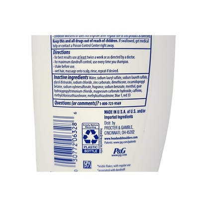 Head & Shoulders Men Full & Thick 2in1 Dandruff Shampoo Conditioner 20.7oz