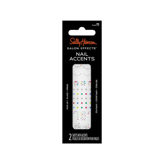 Sally Hansen Salon Effects Nail Accents Sweet Life Nail Art Decals Easy to Use No Commitment Use On Nail Polish or Bare Nails Mix Match