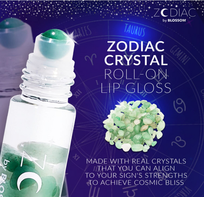 Blossom Lip Gloss Zodiac Sign Vanilla Scented Roll-On Lip Gloss, 0.20oz Taurus