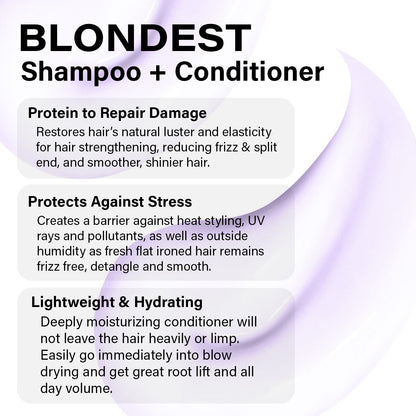 Peter Coppola Blondest Conditioner with Azulene, 12 oz - For Blonde, Silver, White