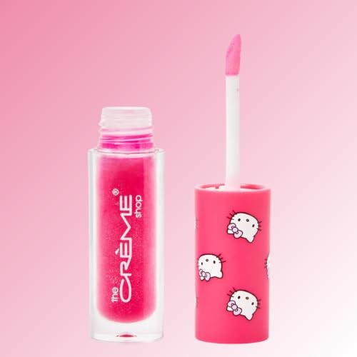 THE CRÈME SHOP X HELLO KITTY KAWAII KISS SHIMMER LIP OIL - BERRY GUMMY FLAVORED