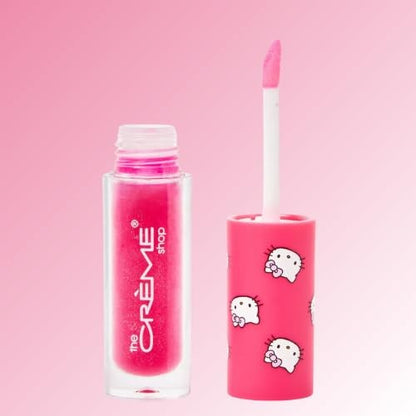 THE CRÈME SHOP X HELLO KITTY KAWAII KISS SHIMMER LIP OIL - BERRY GUMMY FLAVORED