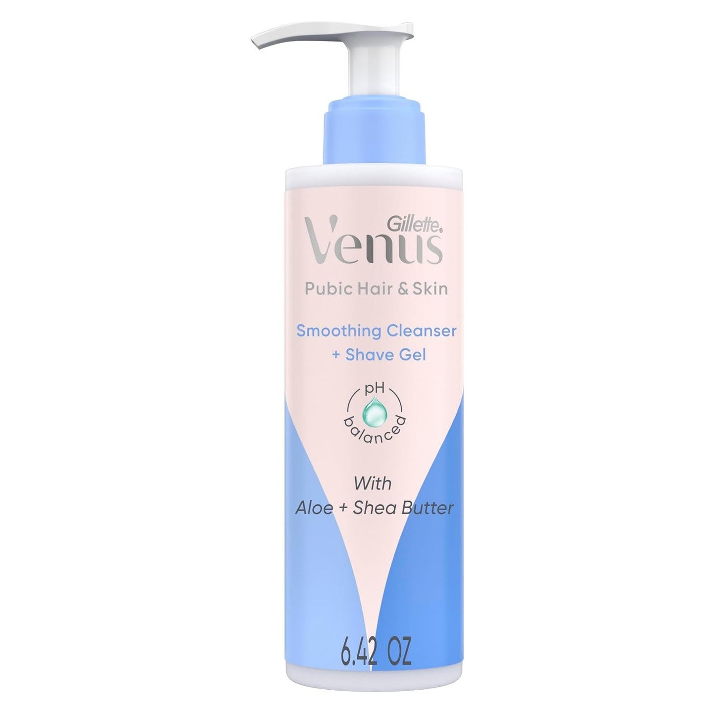 2 Pack Venus For Pubic Hair & Skin 2-in-1 Cleanser + Shave Gel 190ml Each