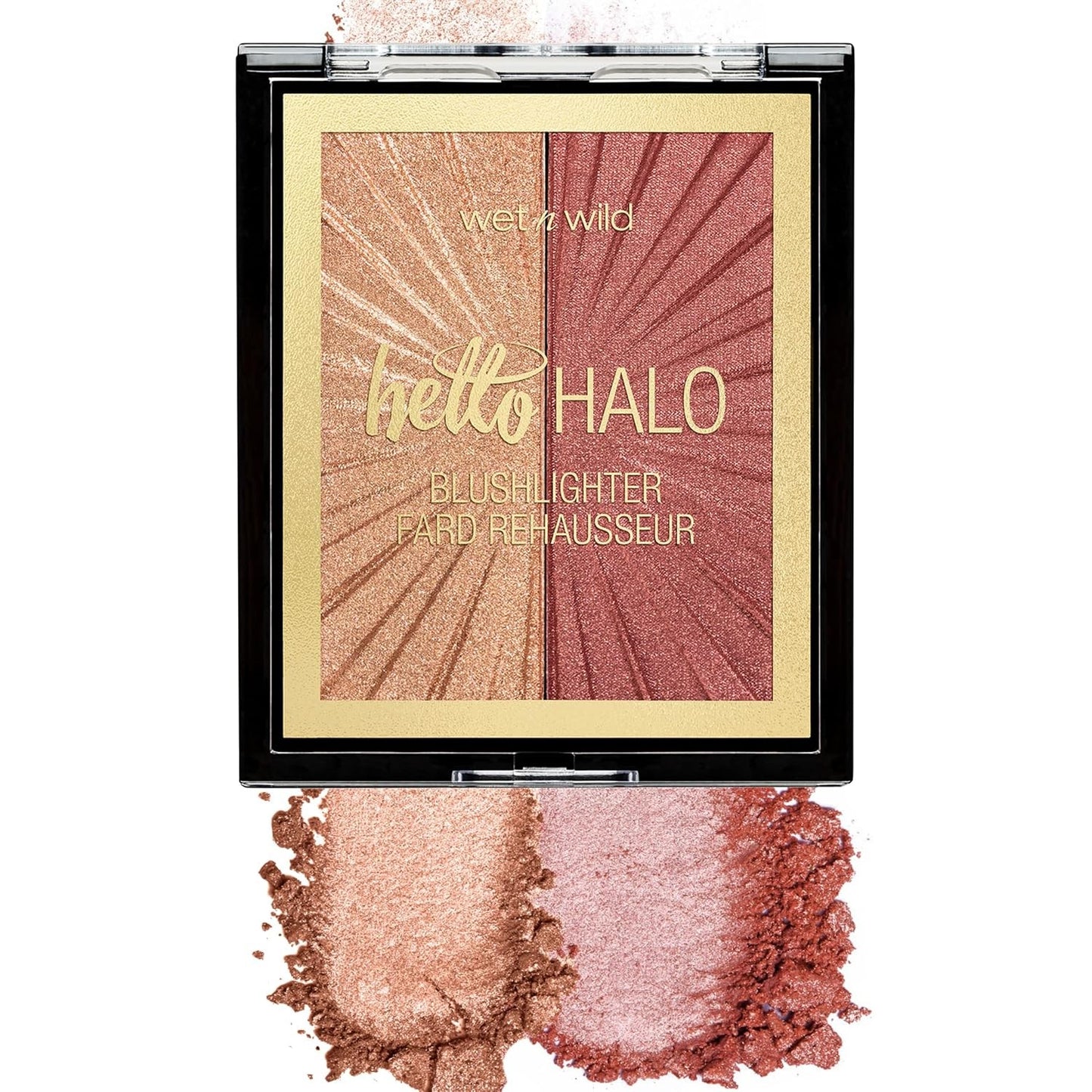 Wet n Wild MegaGlo Blushlighter, Blendable Blush & Highlighter Set, Flash Me